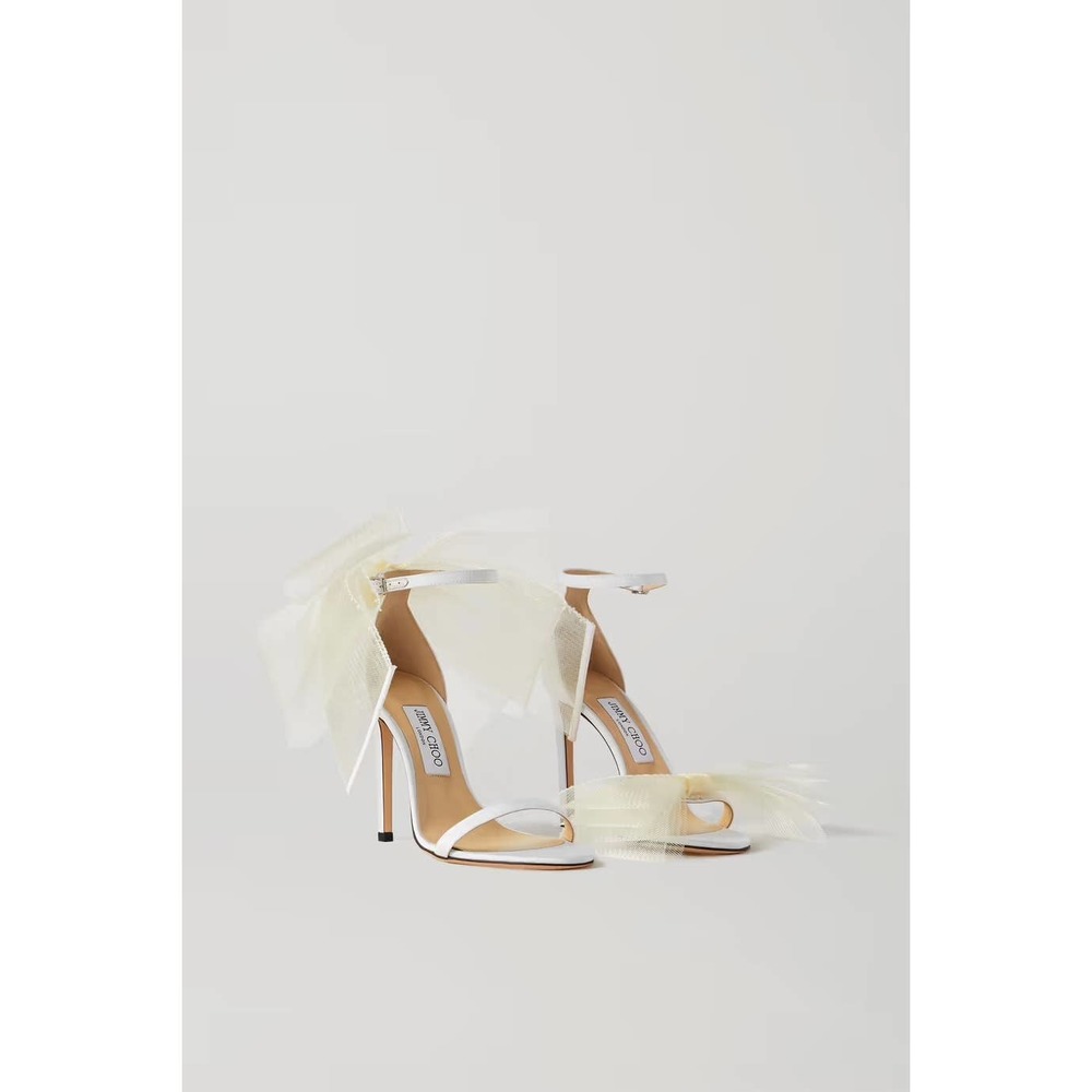 Jimmy Choo White and Cream Heels